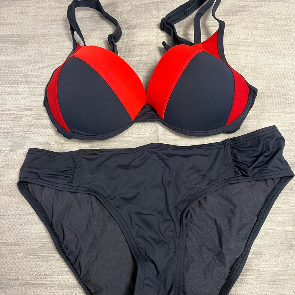 👙Lole Kapiti D-Cup Swim Top and matching Sz L bikini bottom - Picture 2 of 8